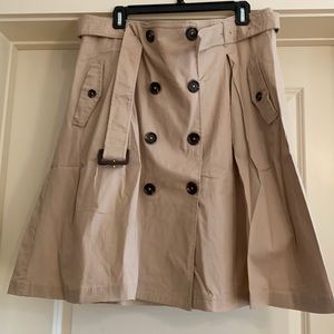 COPY - Modcloth Button Front Belted Skirt